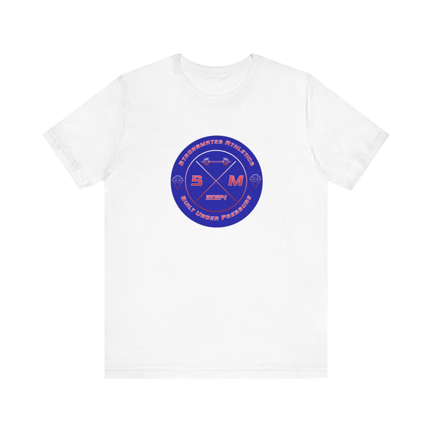 "Strongmates Athletics" Logo Unisex Short Sleeve T-Shirt