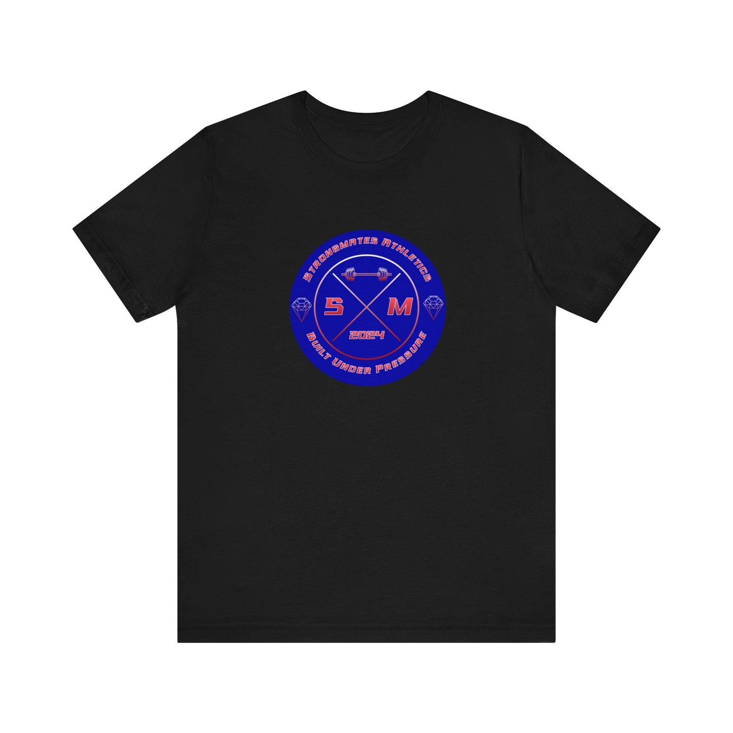 "Strongmates Athletics" Logo Unisex Short Sleeve T-Shirt