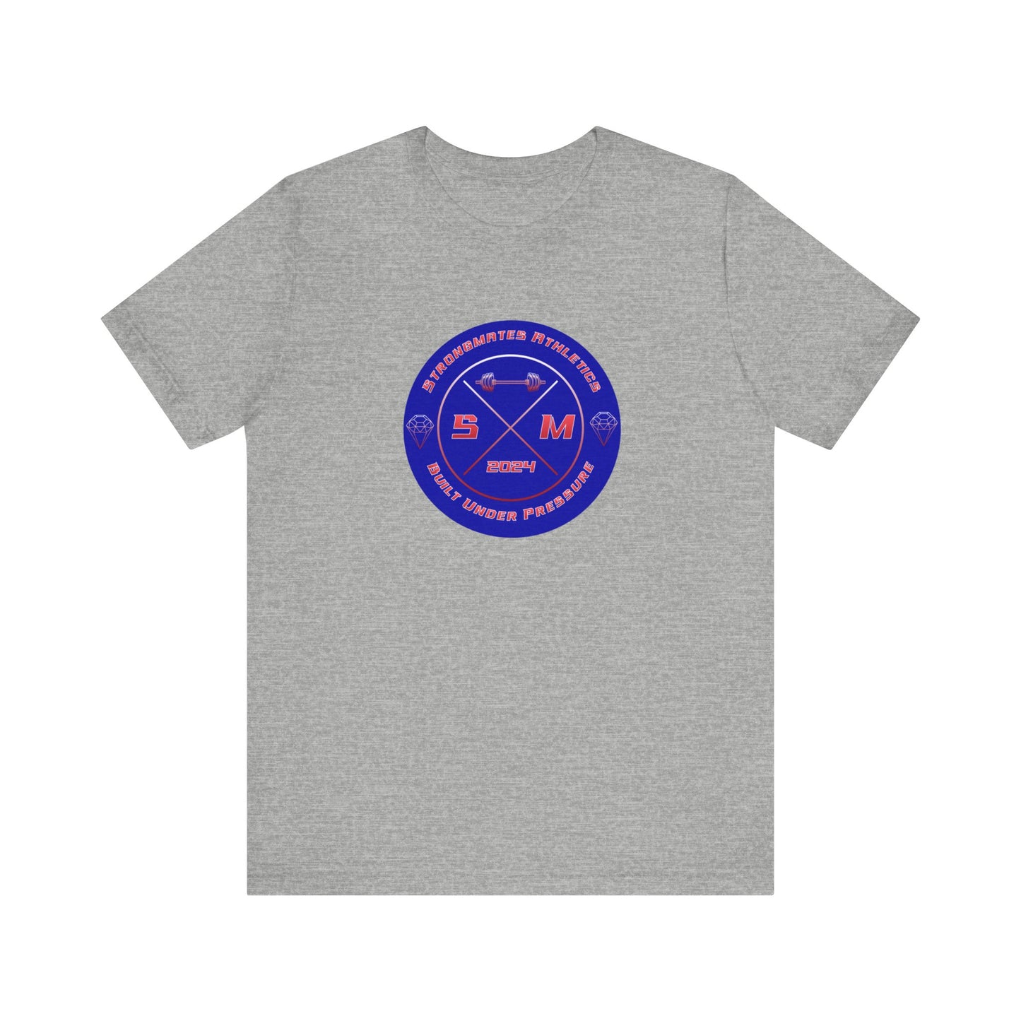 "Strongmates Athletics" Logo Unisex Short Sleeve T-Shirt