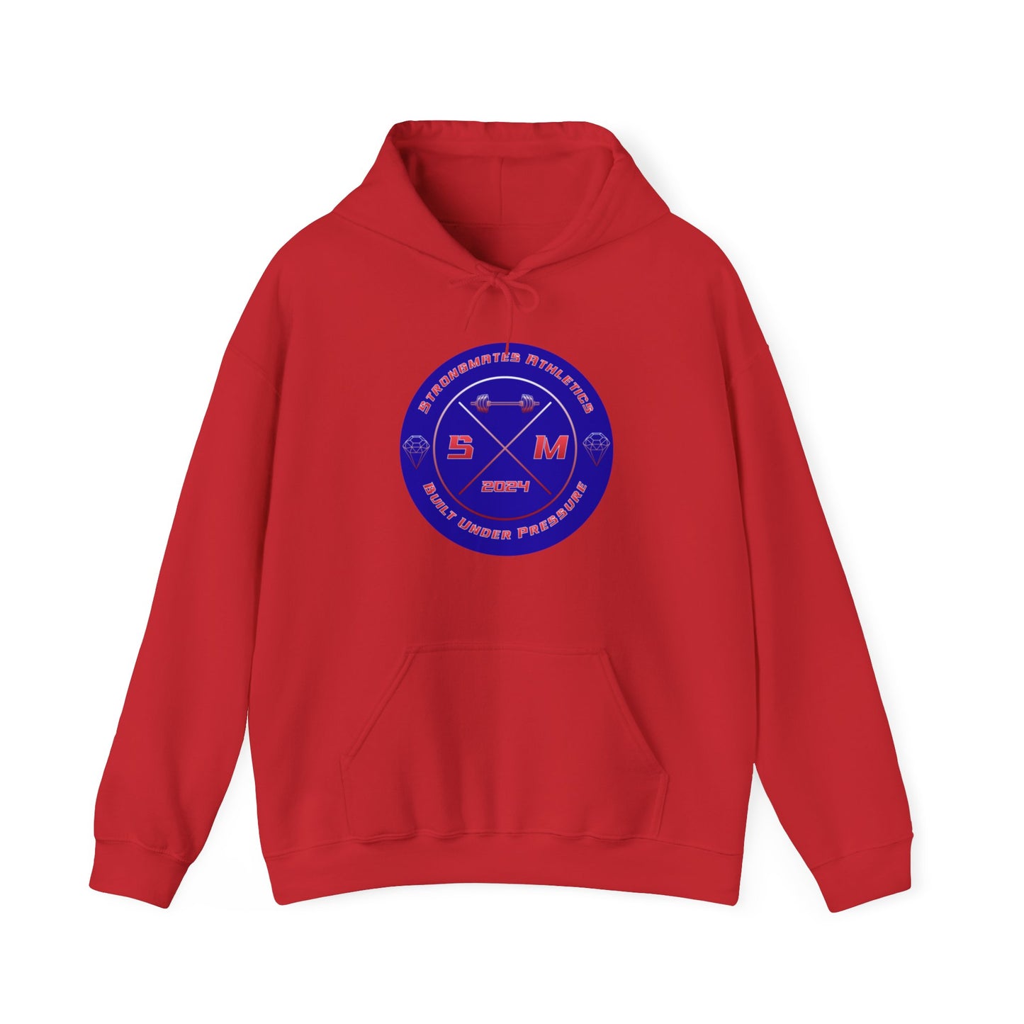 Strongmates Athletics Unisex Logo Hooded Sweatshirt