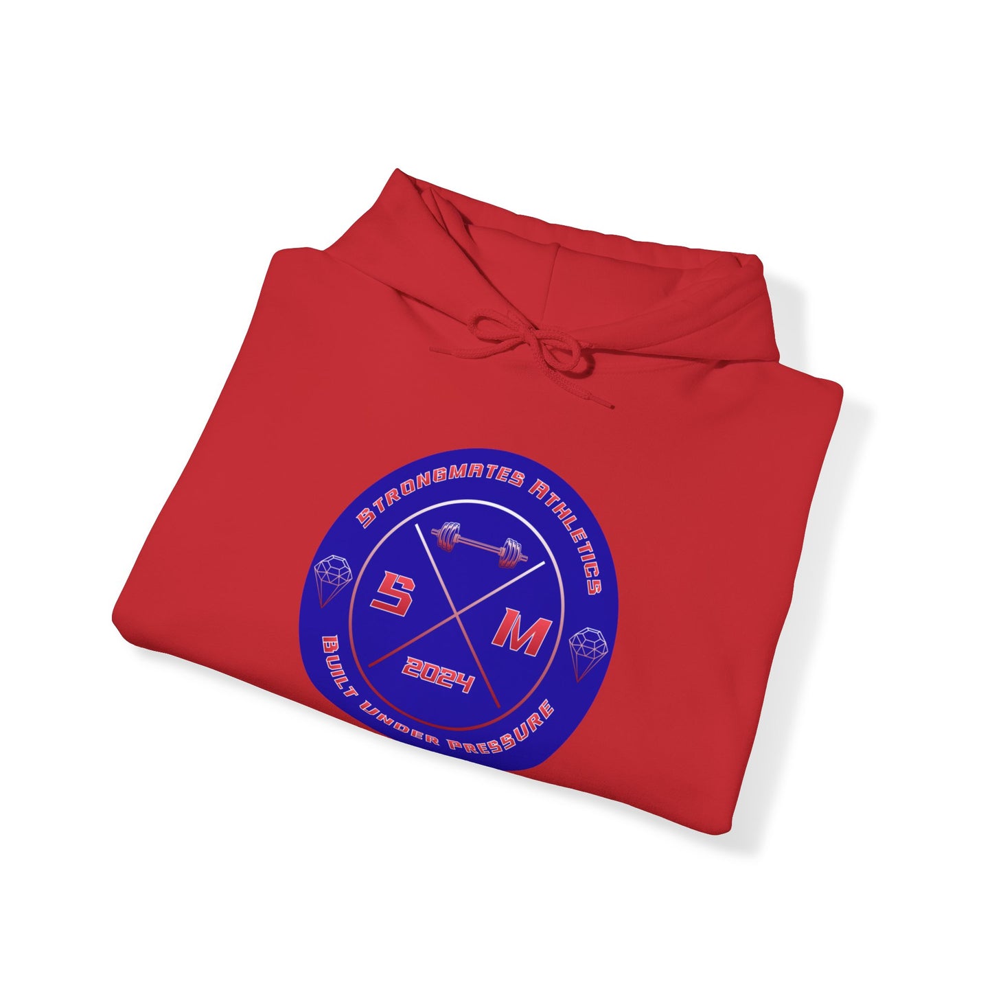 Strongmates Athletics Unisex Logo Hooded Sweatshirt
