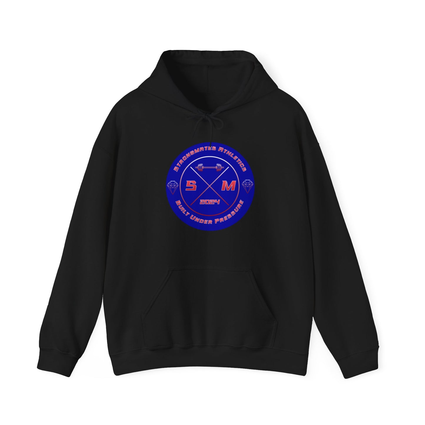 Strongmates Athletics Unisex Logo Hooded Sweatshirt