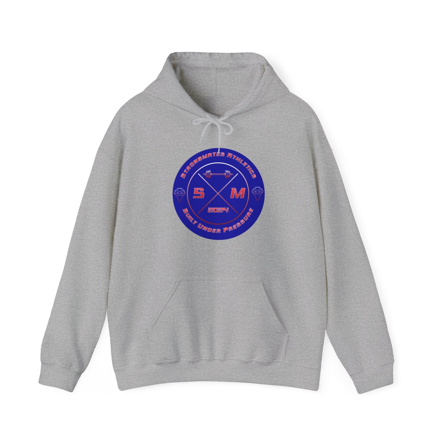Strongmates Athletics Unisex Logo Hooded Sweatshirt