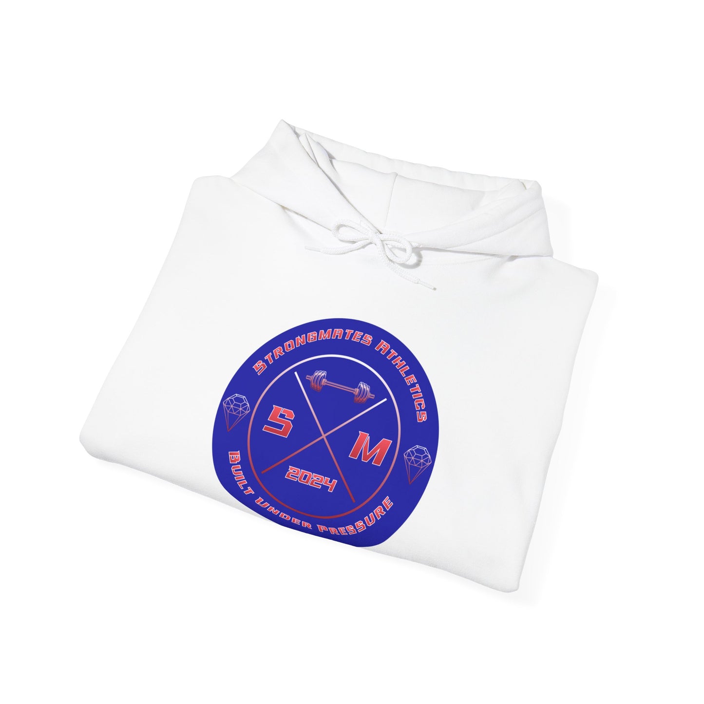 Strongmates Athletics Unisex Logo Hooded Sweatshirt
