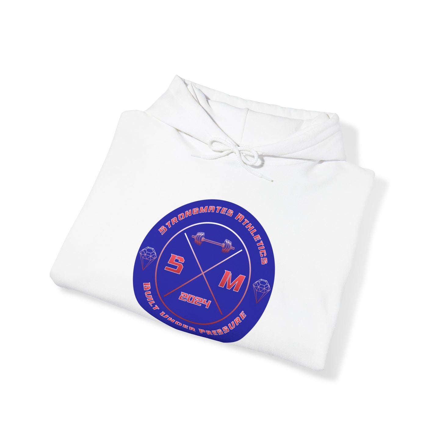 Strongmates Athletics Unisex Logo Hooded Sweatshirt