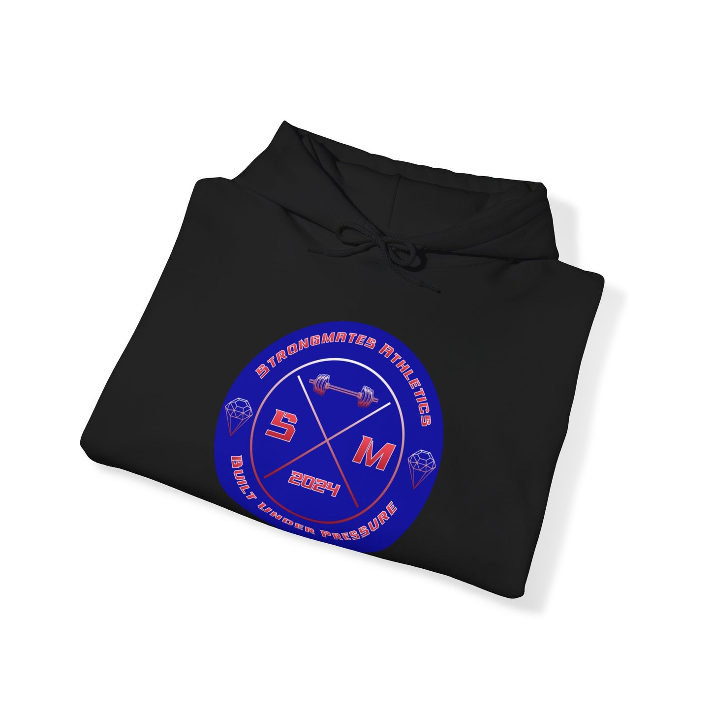 Strongmates Athletics Unisex Logo Hooded Sweatshirt