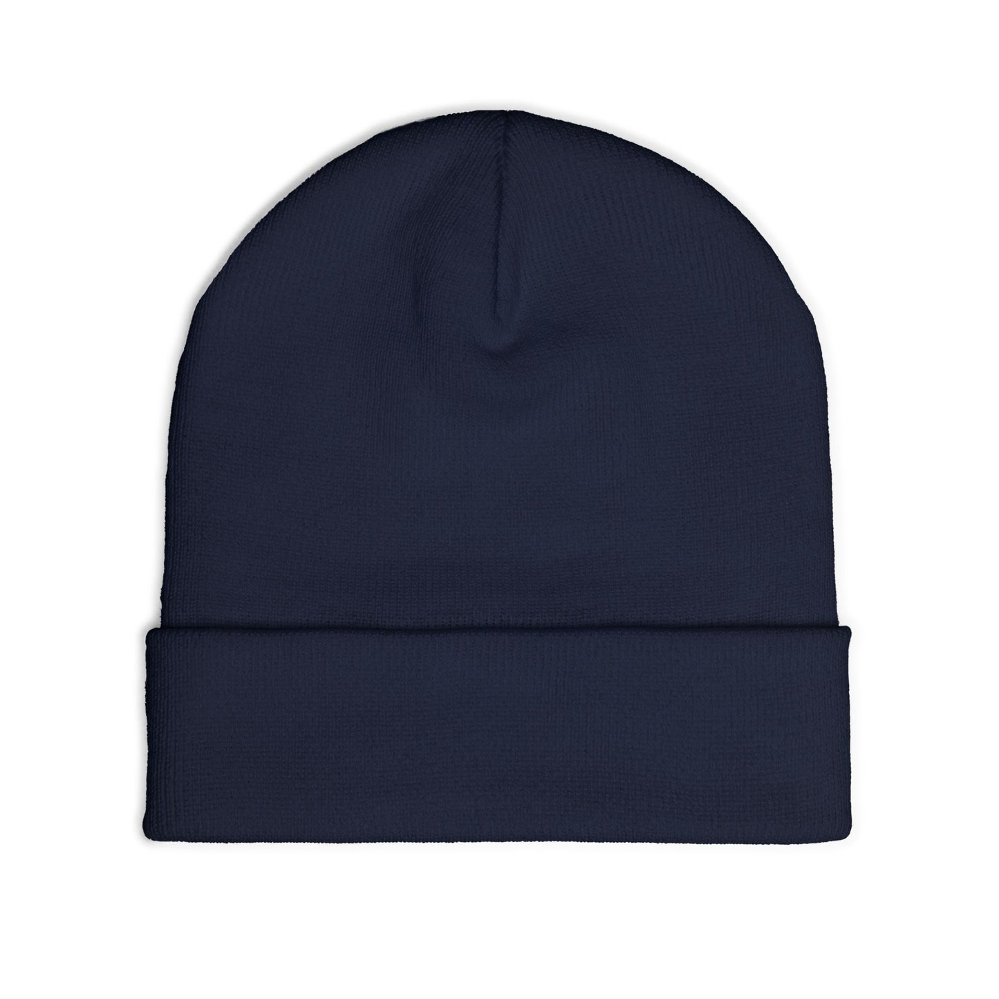 "Built Under Pressure" Orange and Blue Knit Unisex Beanie
