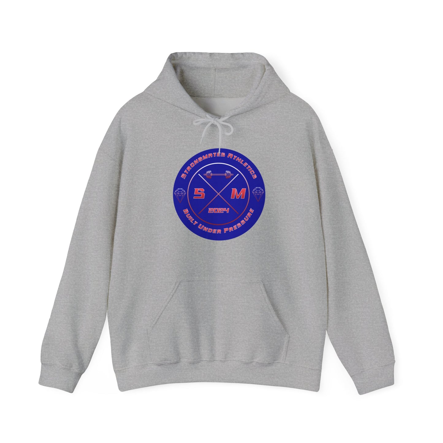Strongmates Athletics Unisex Logo Hooded Sweatshirt
