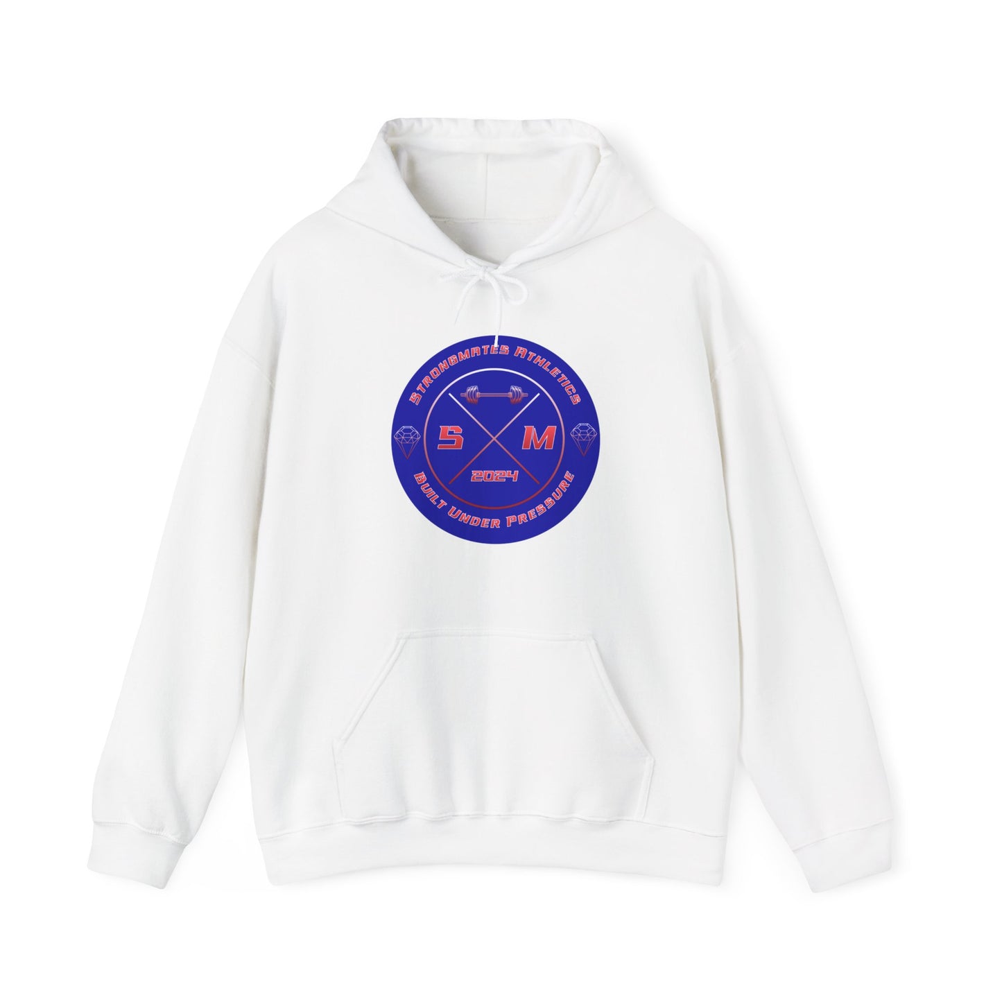 Strongmates Athletics Unisex Logo Hooded Sweatshirt