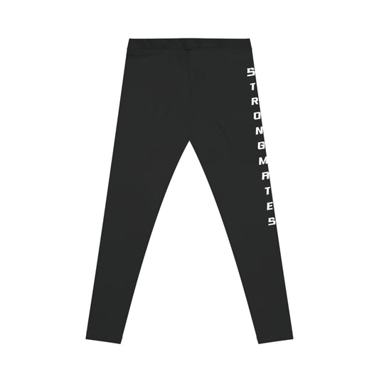 'STRONGMATES' Graphic Women's Black Leggings