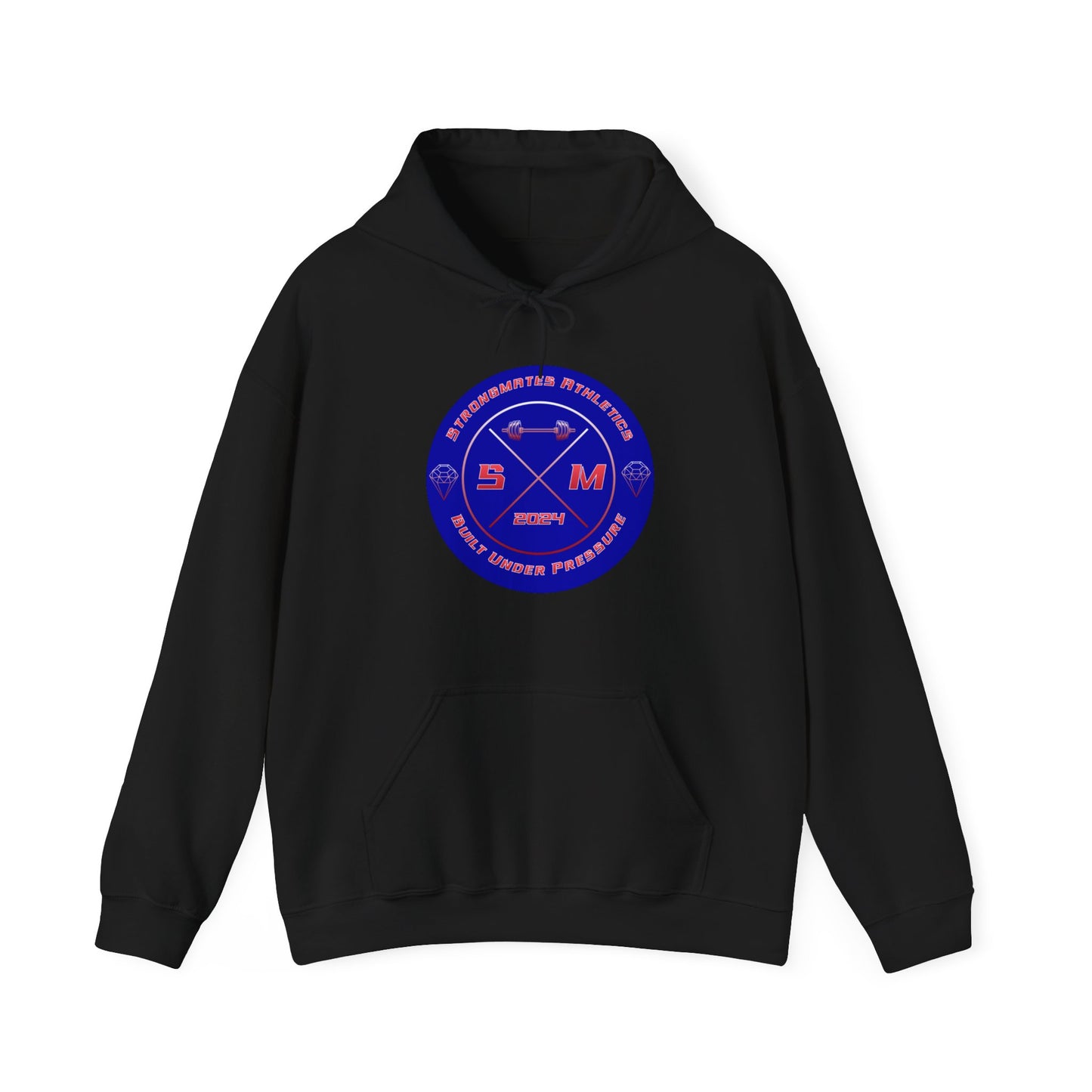 Strongmates Athletics Unisex Logo Hooded Sweatshirt