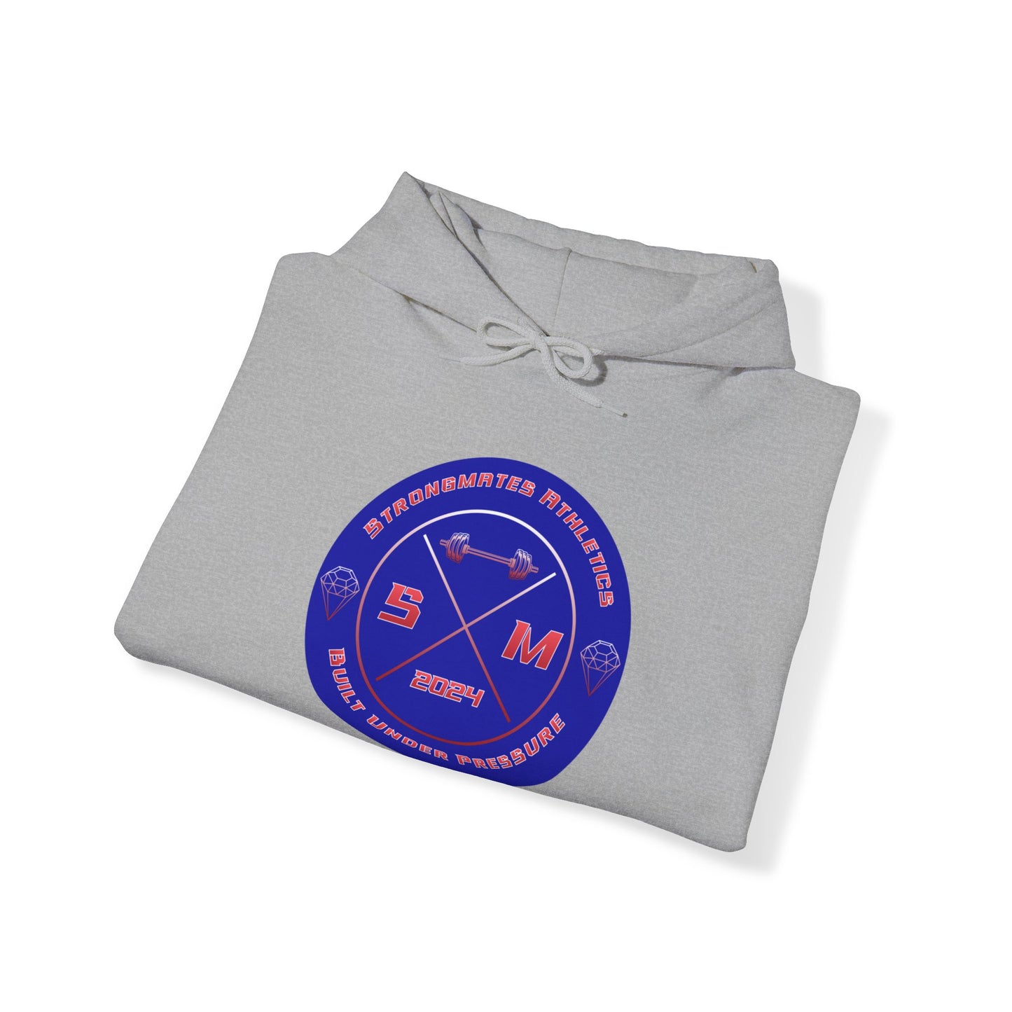Strongmates Athletics Unisex Logo Hooded Sweatshirt