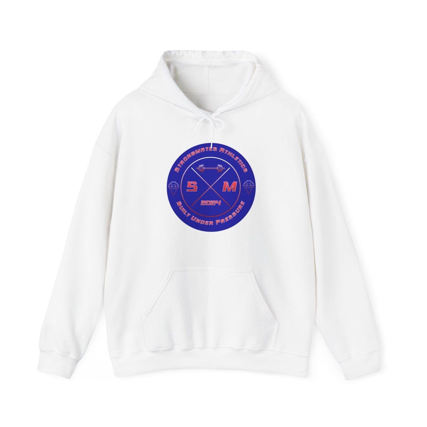 Strongmates Athletics Unisex Logo Hooded Sweatshirt